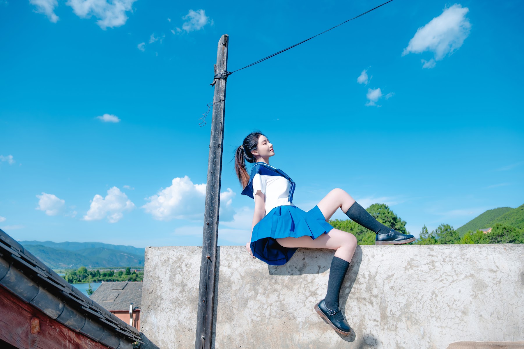 Coser@年年Nnian – 泡沫之夏JK - P53