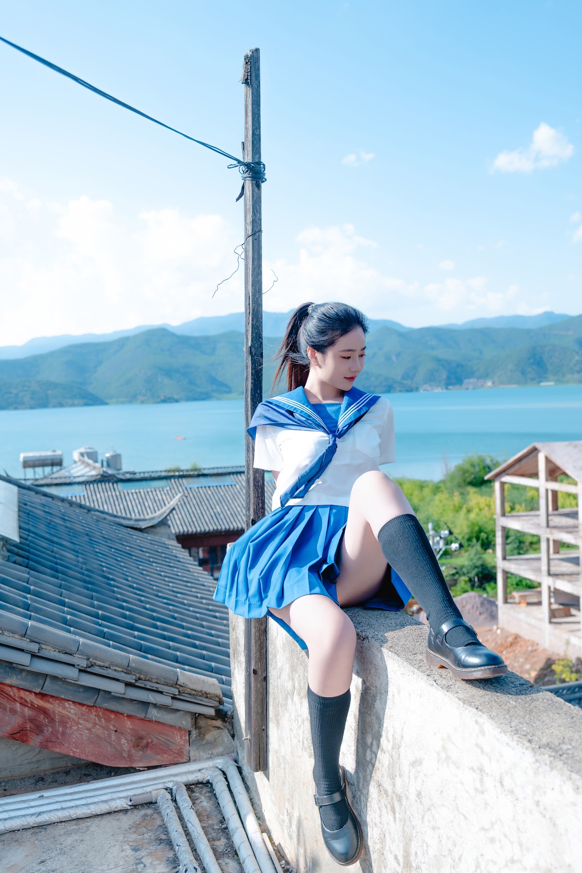 Coser@年年Nnian – 泡沫之夏JK - P54