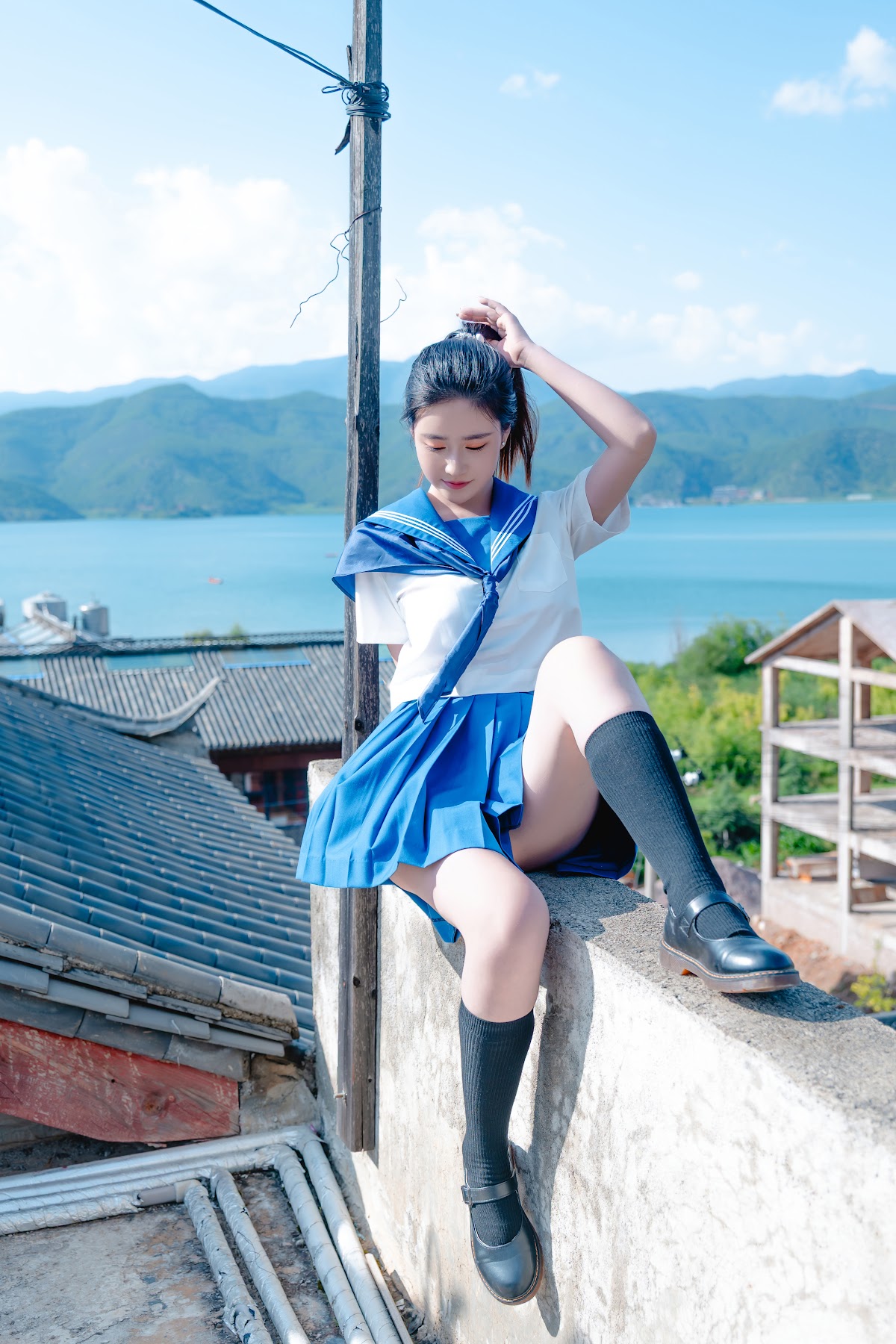 Coser@年年Nnian – 泡沫之夏JK - P57