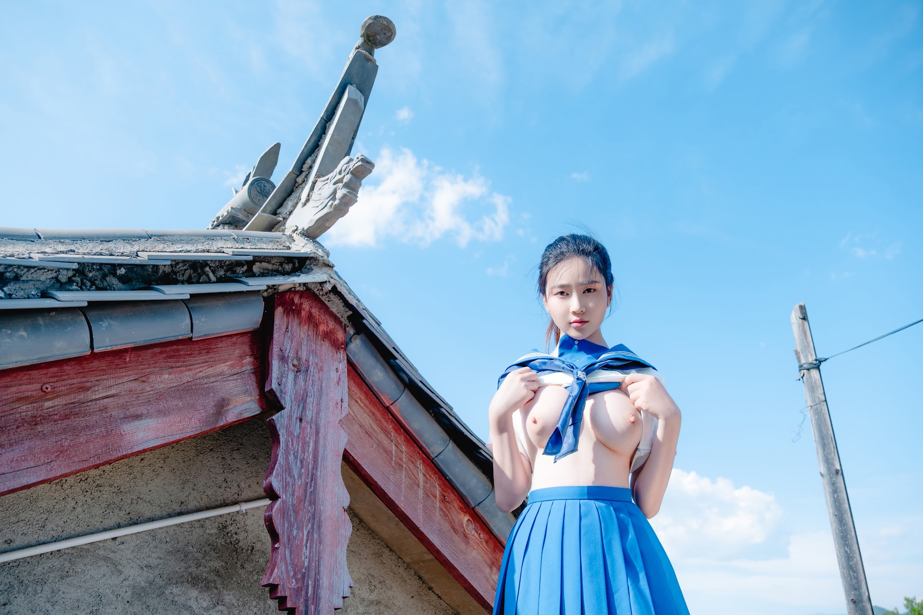 Coser@年年Nnian – 泡沫之夏JK - P63