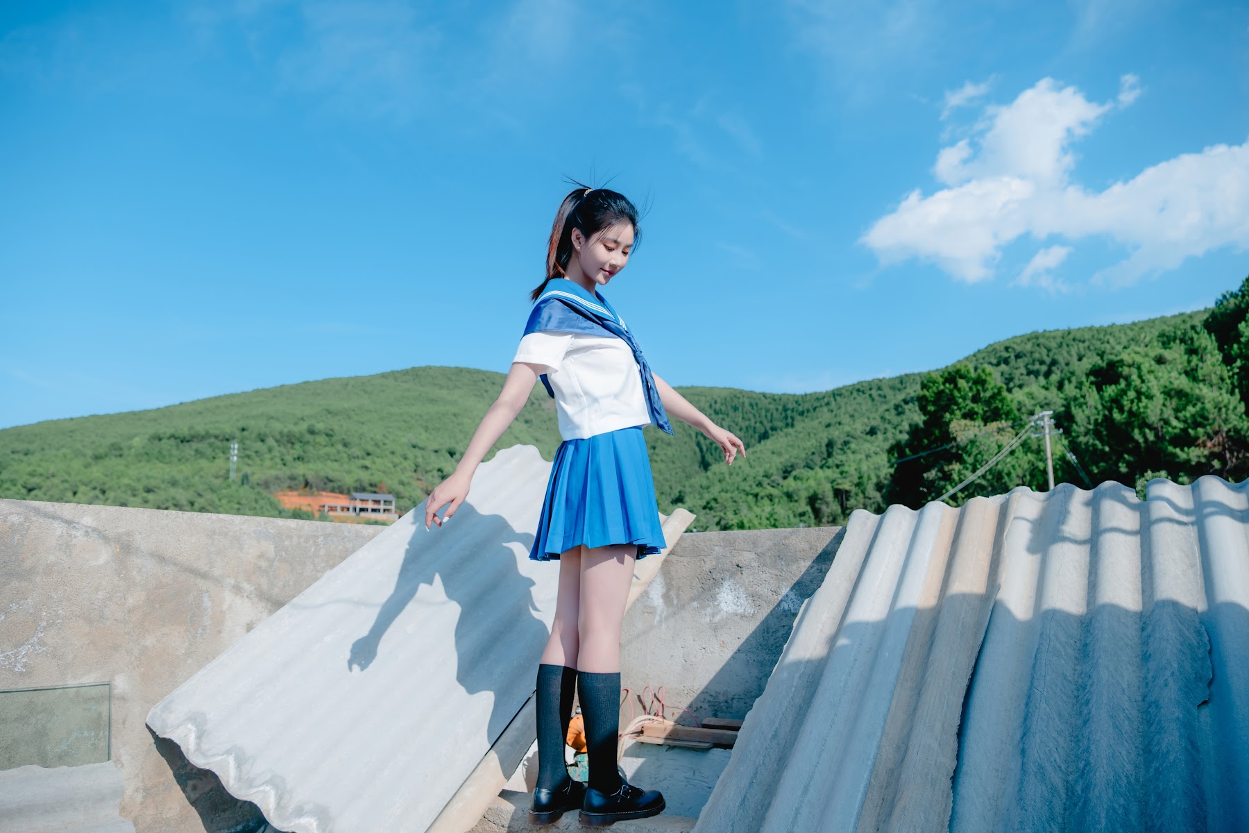 Coser@年年Nnian – 泡沫之夏JK - P67