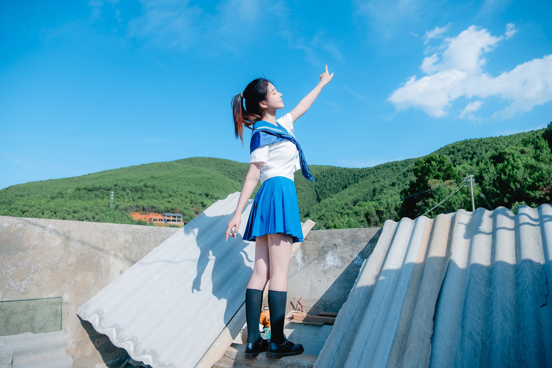 Coser@年年Nnian – 泡沫之夏JK - P68