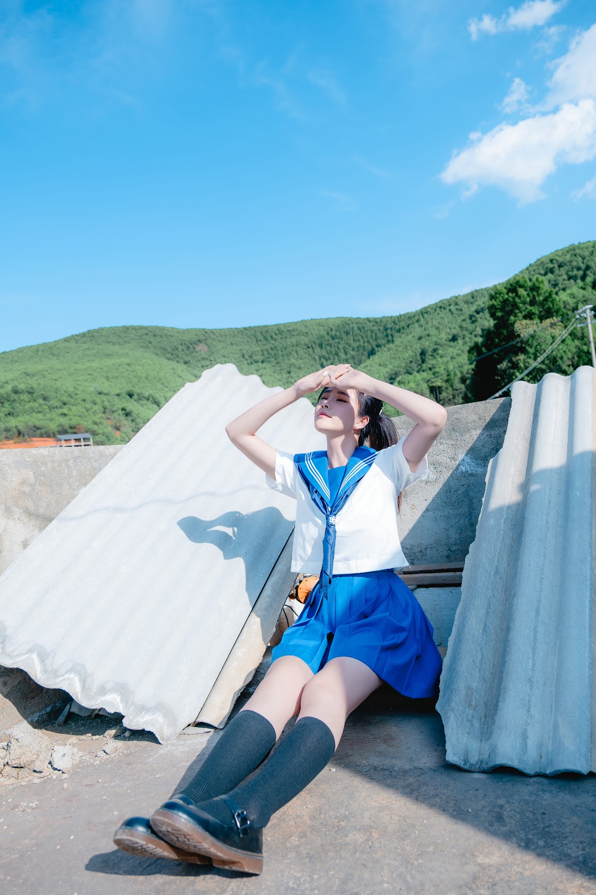 Coser@年年Nnian – 泡沫之夏JK - P69