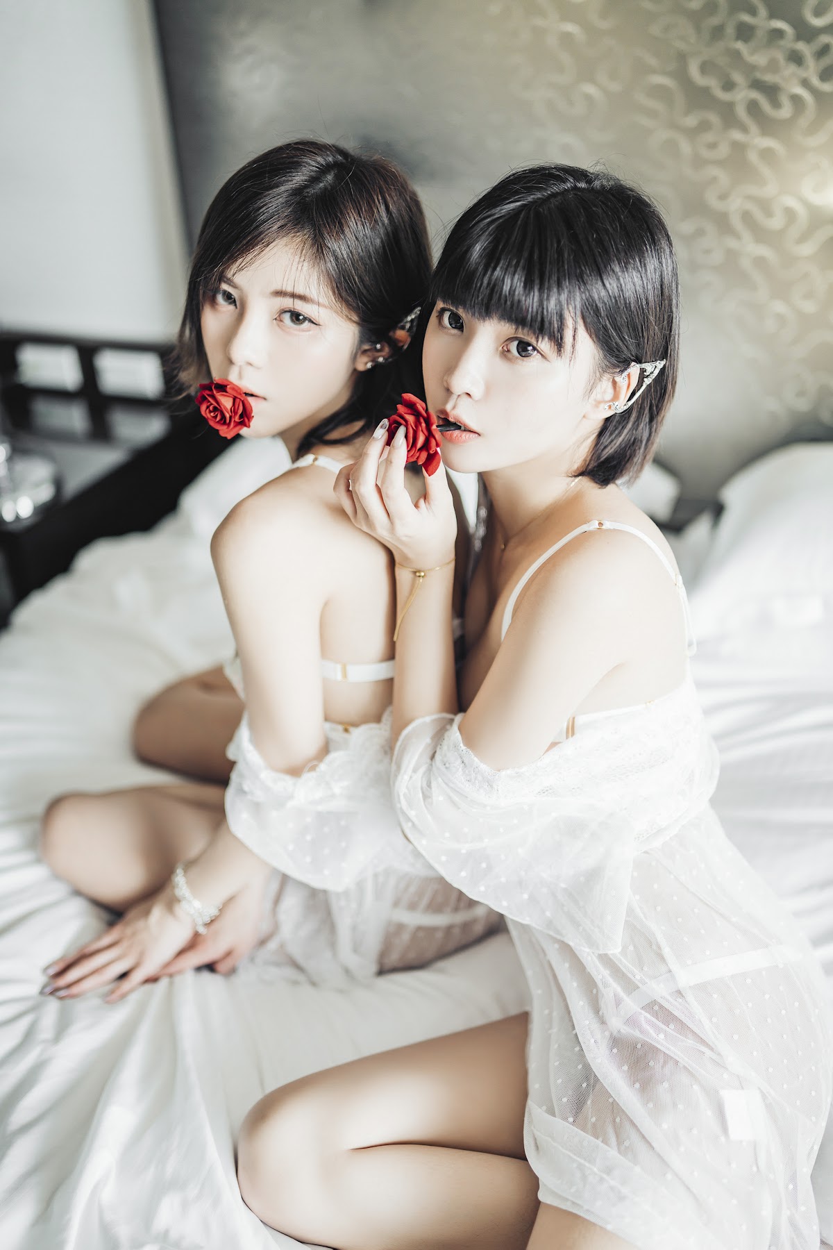 [JVID] 果宝宝 – 双全裸无码-女女情欲初尝试-美少女们的第一次 - P13