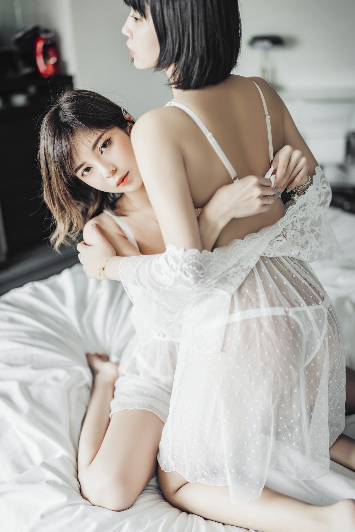 [JVID] 果宝宝 – 双全裸无码-女女情欲初尝试-美少女们的第一次 - P20