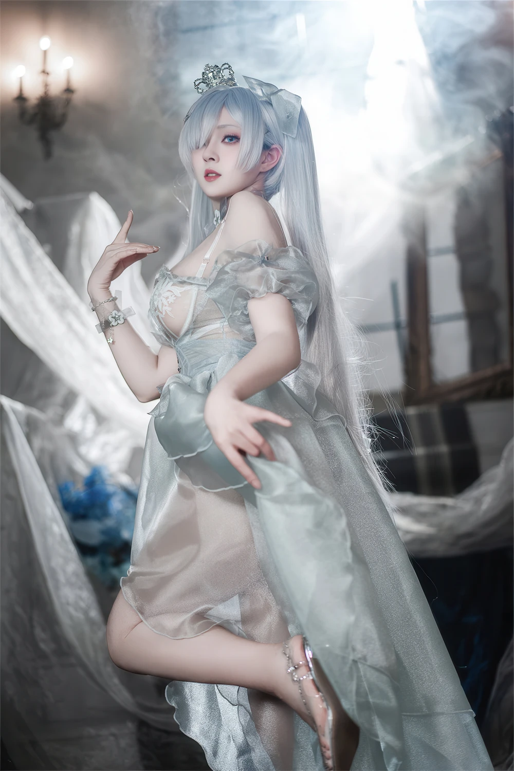 Cosplay Natsuko夏夏子 – 灰姑娘水晶公主Cinderella - P10