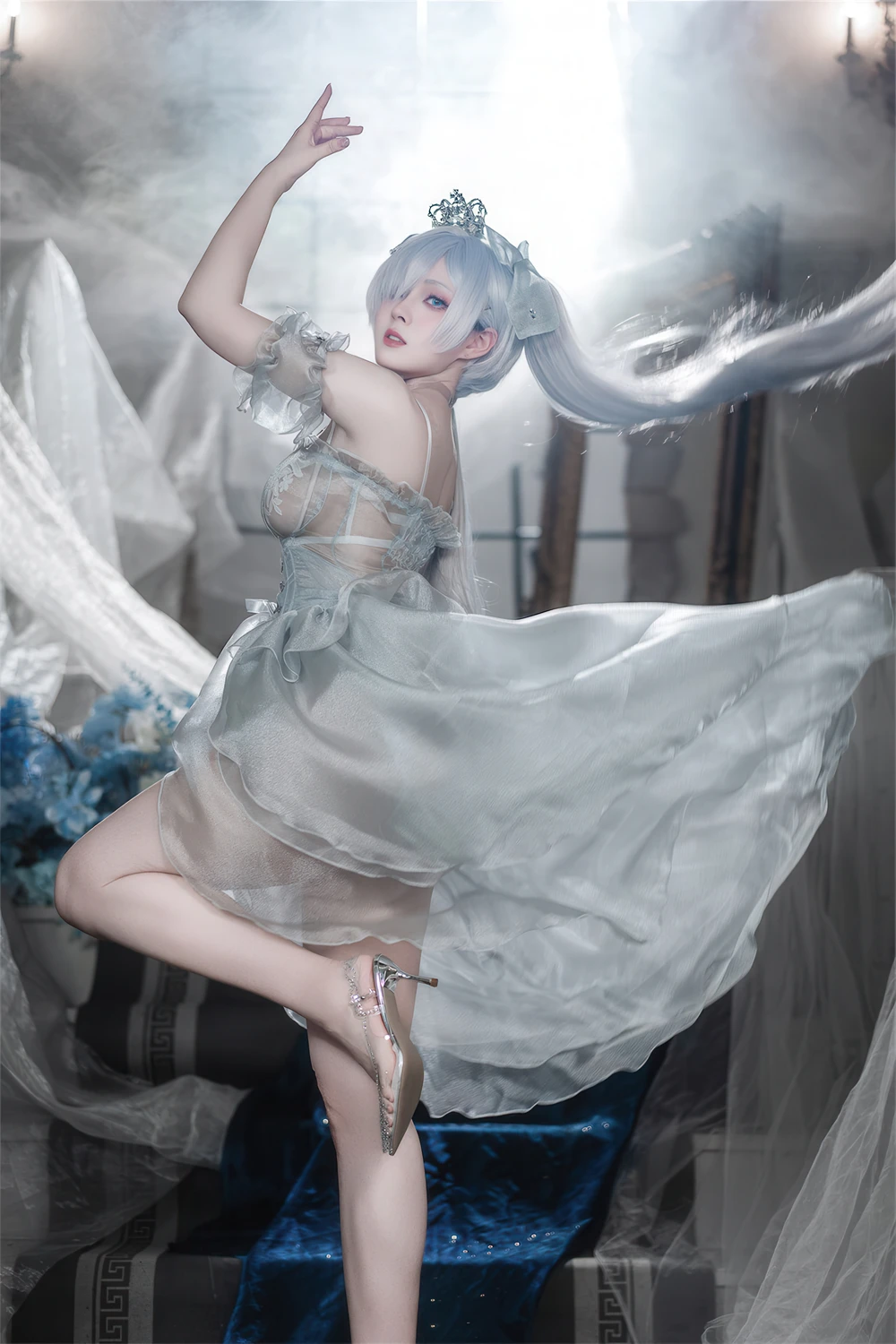 Cosplay Natsuko夏夏子 – 灰姑娘水晶公主Cinderella - P11