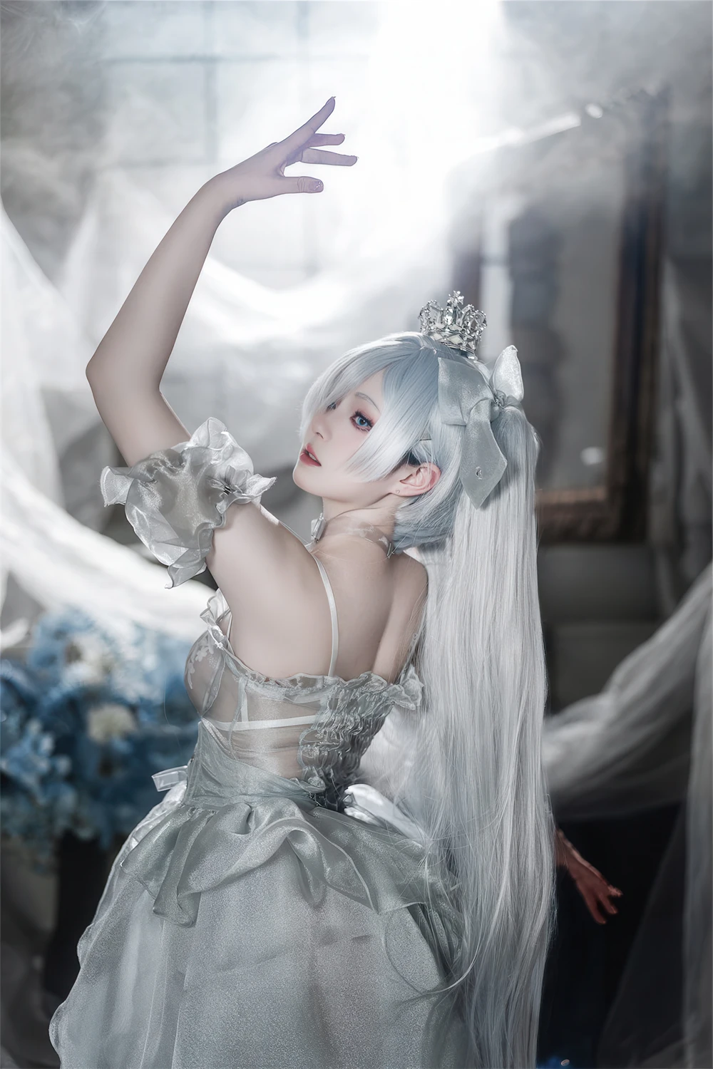 Cosplay Natsuko夏夏子 – 灰姑娘水晶公主Cinderella - P12