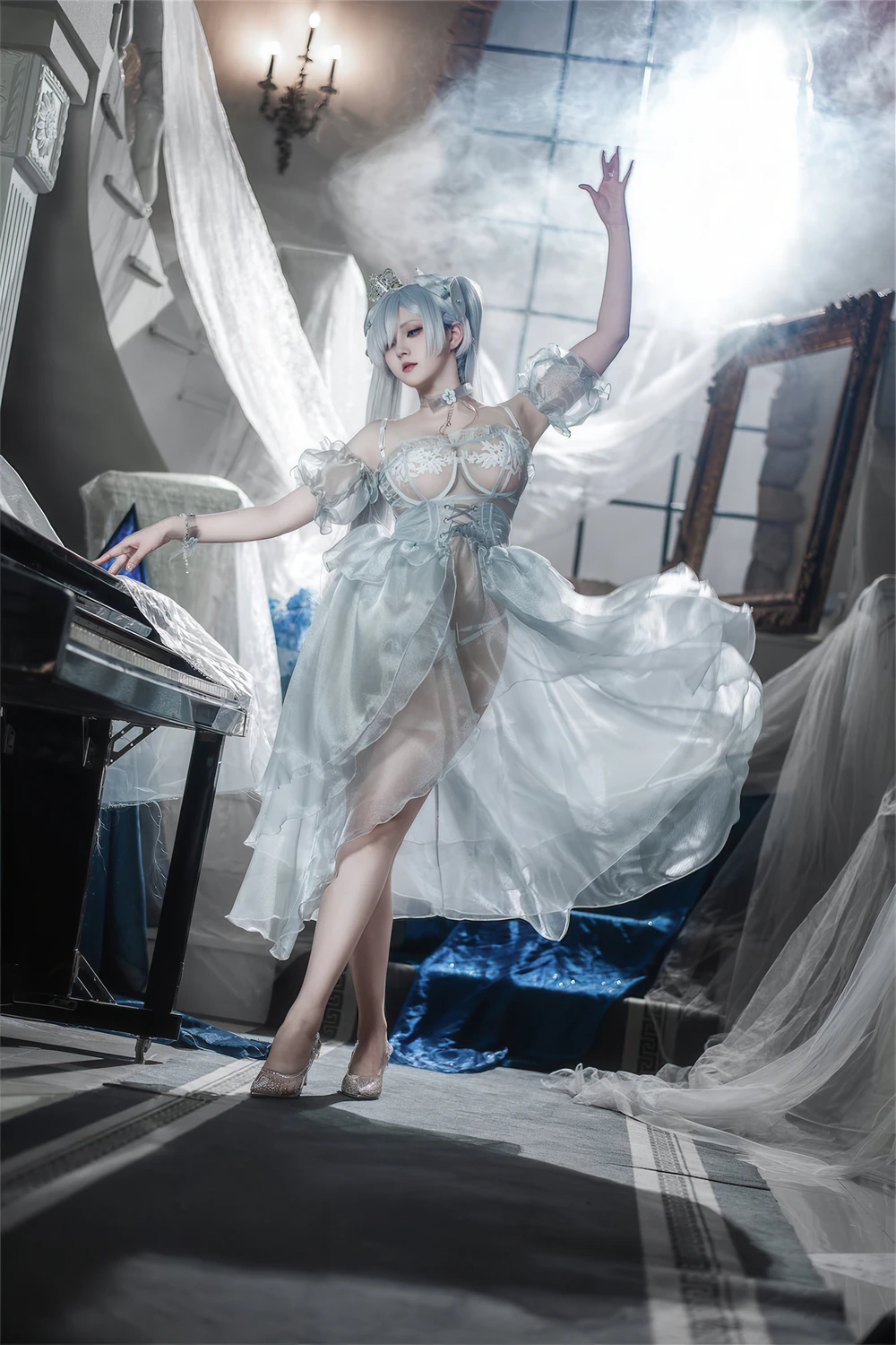 Cosplay Natsuko夏夏子 – 灰姑娘水晶公主Cinderella - P15