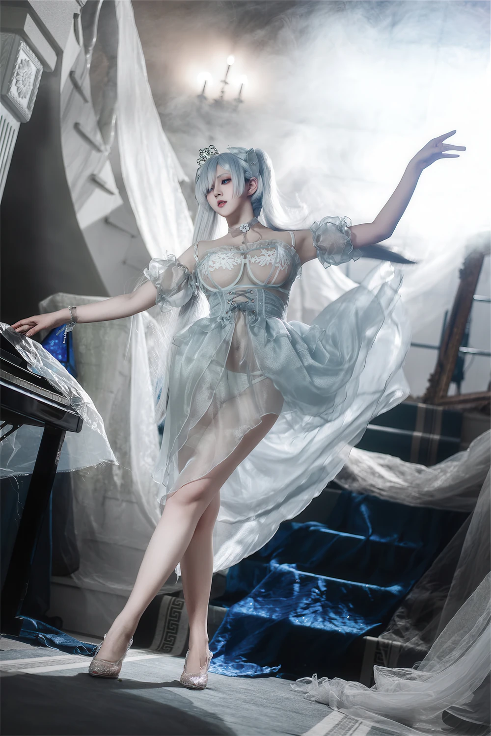 Cosplay Natsuko夏夏子 – 灰姑娘水晶公主Cinderella - P16