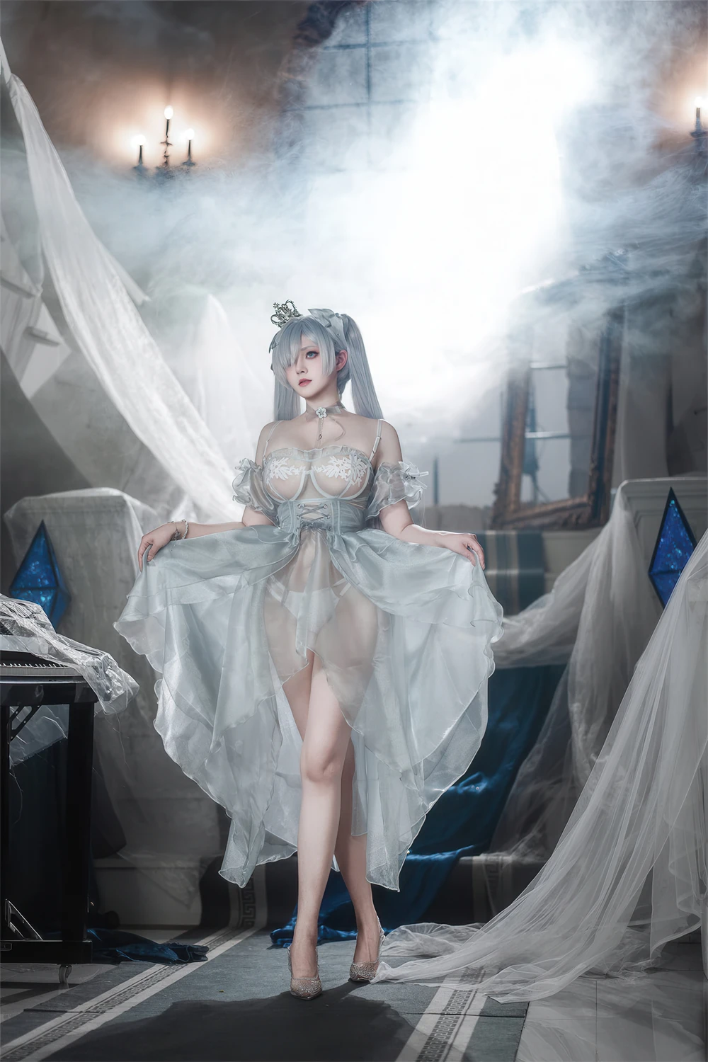 Cosplay Natsuko夏夏子 – 灰姑娘水晶公主Cinderella - P1