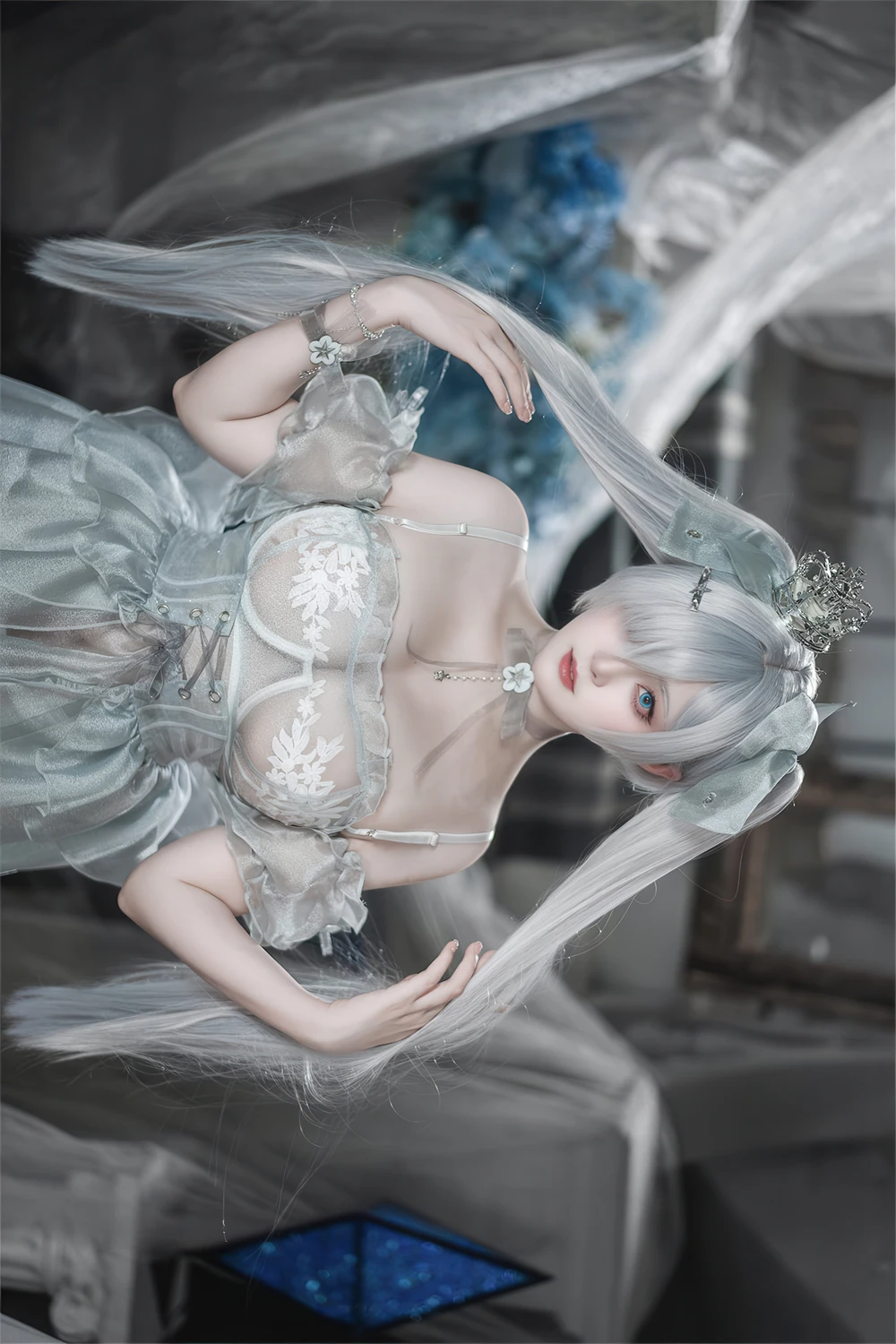Cosplay Natsuko夏夏子 – 灰姑娘水晶公主Cinderella - P20