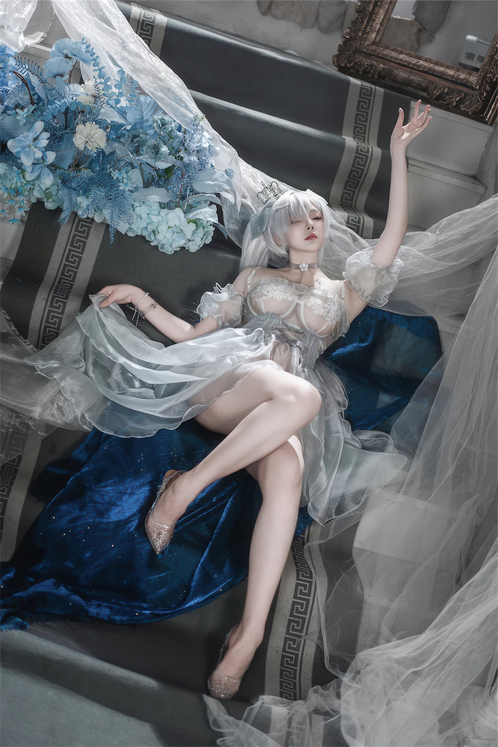 Cosplay Natsuko夏夏子 – 灰姑娘水晶公主Cinderella - P24