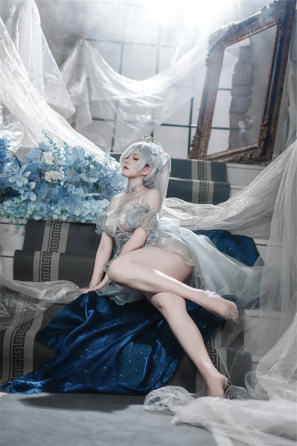 Cosplay Natsuko夏夏子 – 灰姑娘水晶公主Cinderella - P25