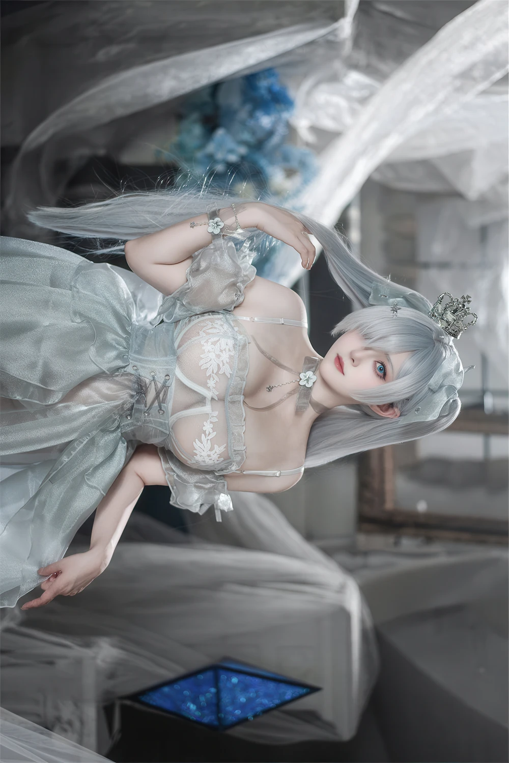Cosplay Natsuko夏夏子 – 灰姑娘水晶公主Cinderella - P2