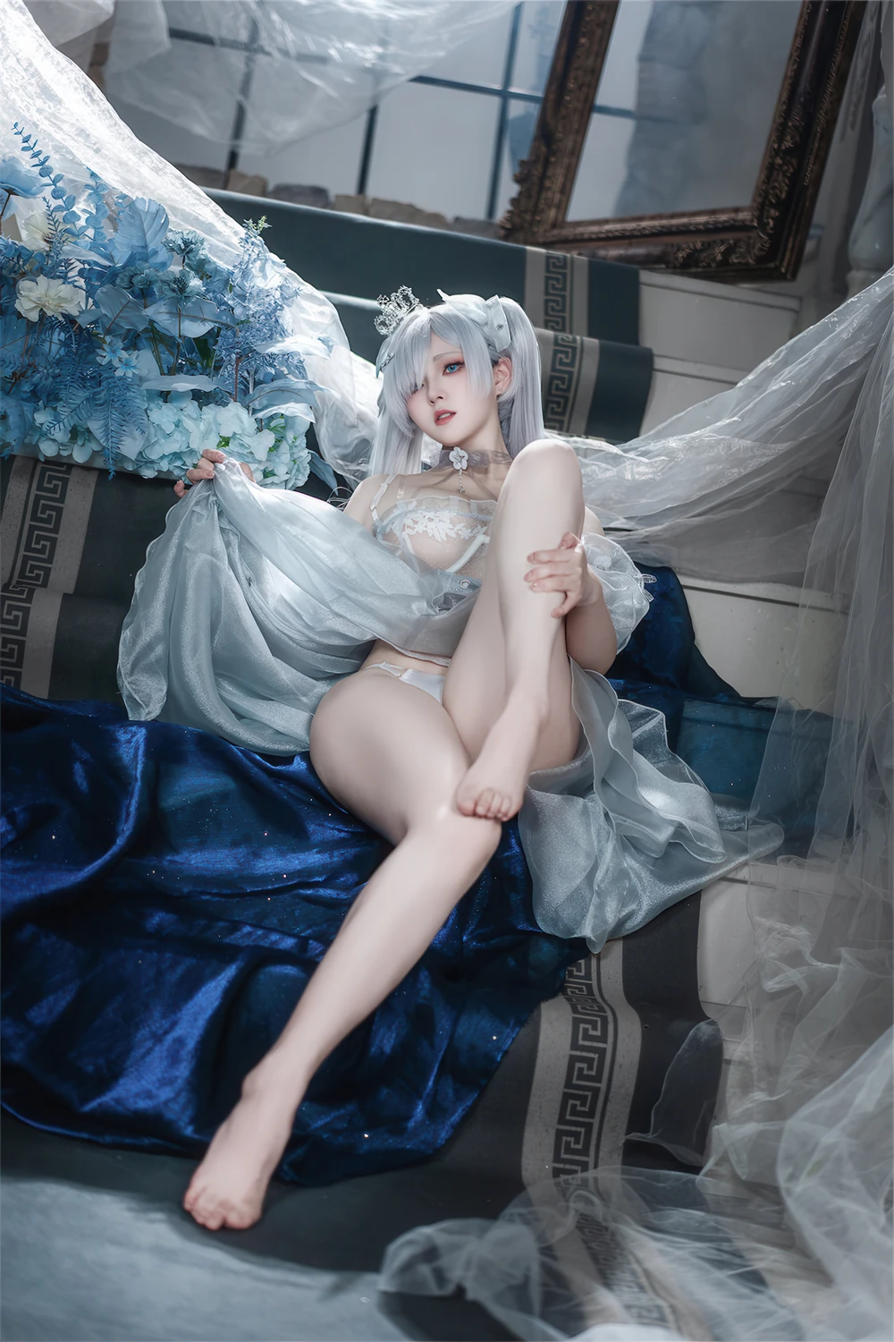 Cosplay Natsuko夏夏子 – 灰姑娘水晶公主Cinderella - P34