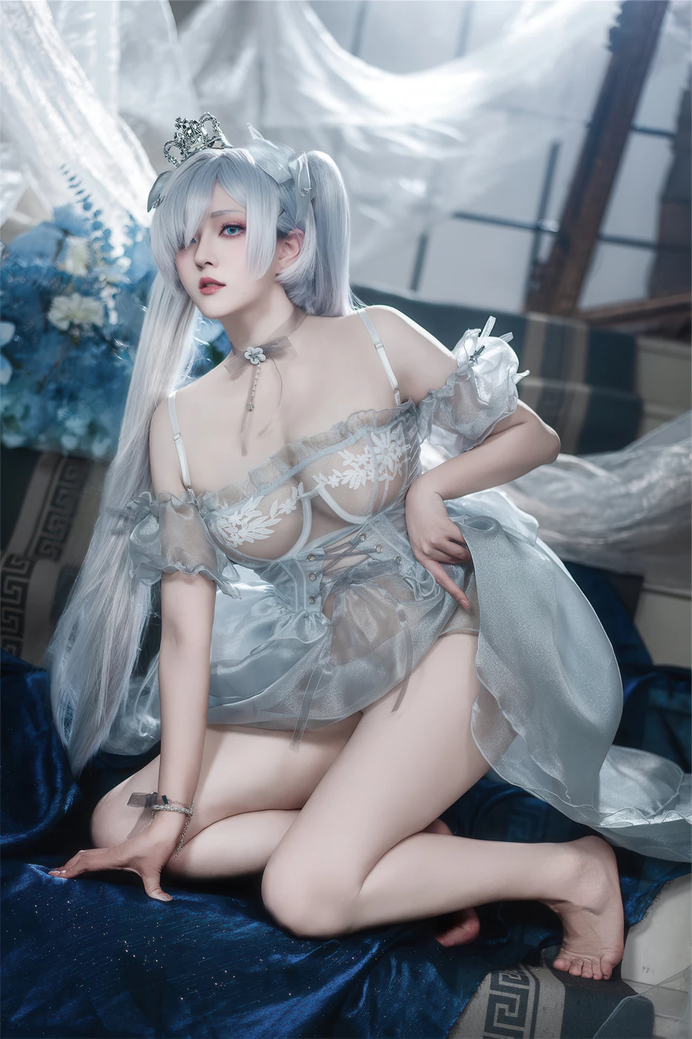 Cosplay Natsuko夏夏子 – 灰姑娘水晶公主Cinderella - P37