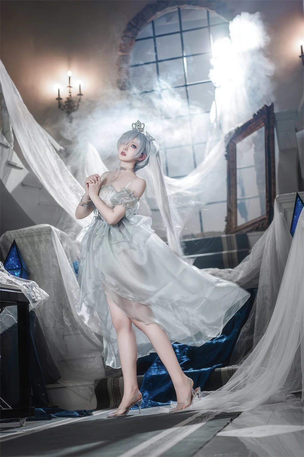 Cosplay Natsuko夏夏子 – 灰姑娘水晶公主Cinderella - P3