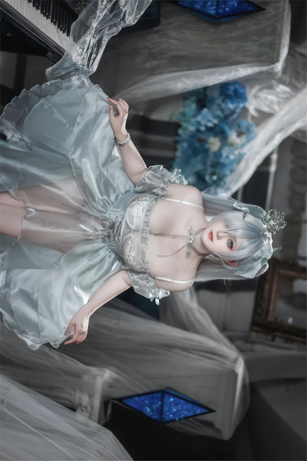 Cosplay Natsuko夏夏子 – 灰姑娘水晶公主Cinderella - P4
