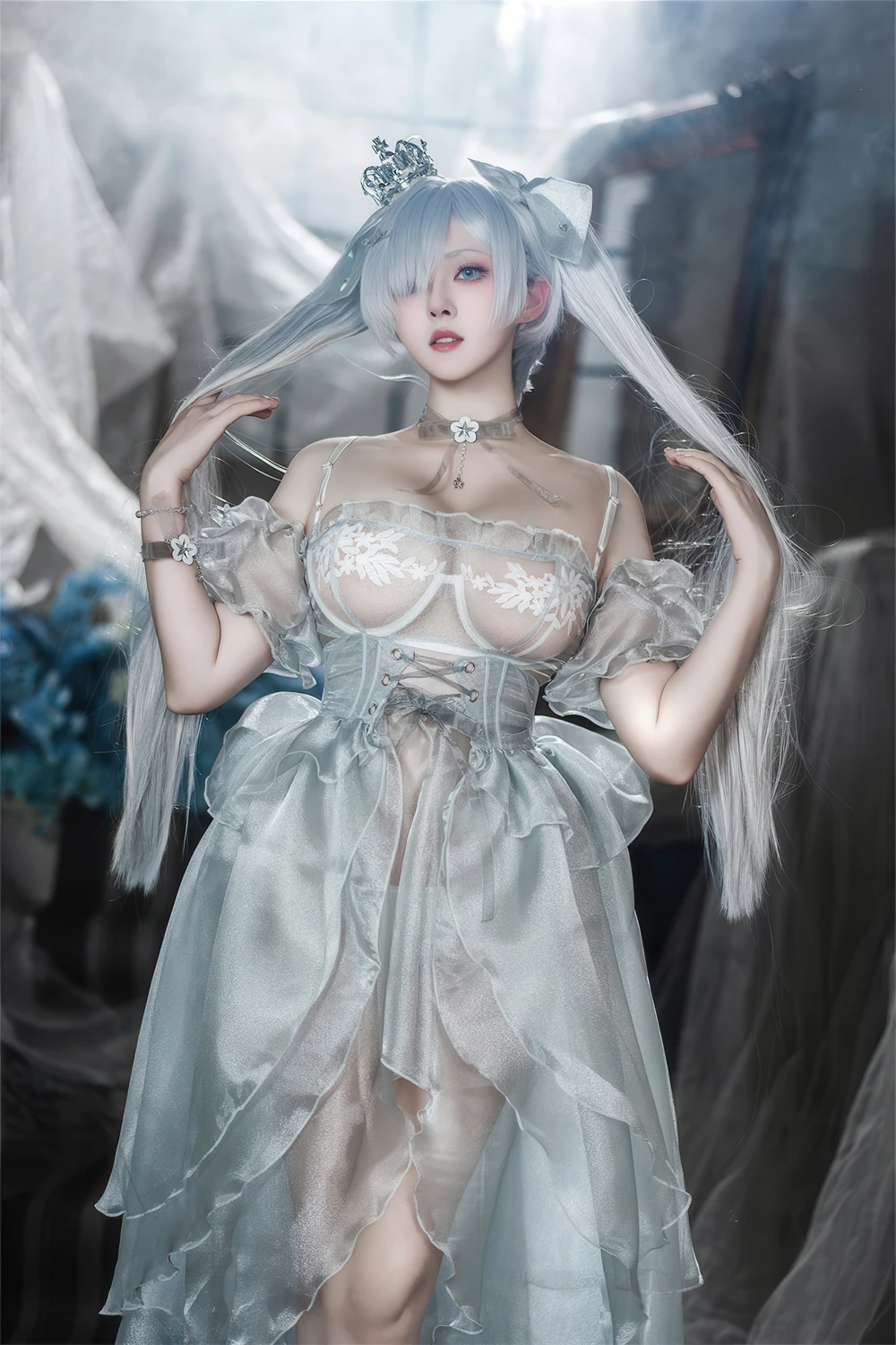 Cosplay Natsuko夏夏子 – 灰姑娘水晶公主Cinderella - P5