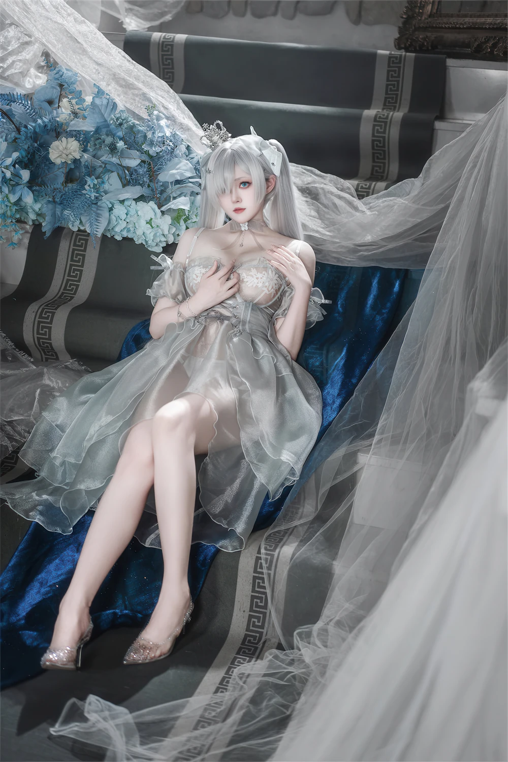Cosplay Natsuko夏夏子 – 灰姑娘水晶公主Cinderella - P6