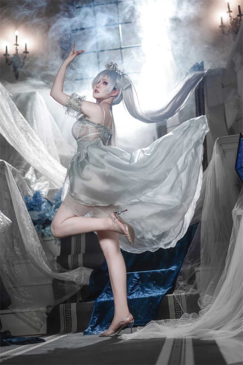 Cosplay Natsuko夏夏子 – 灰姑娘水晶公主Cinderella - P8