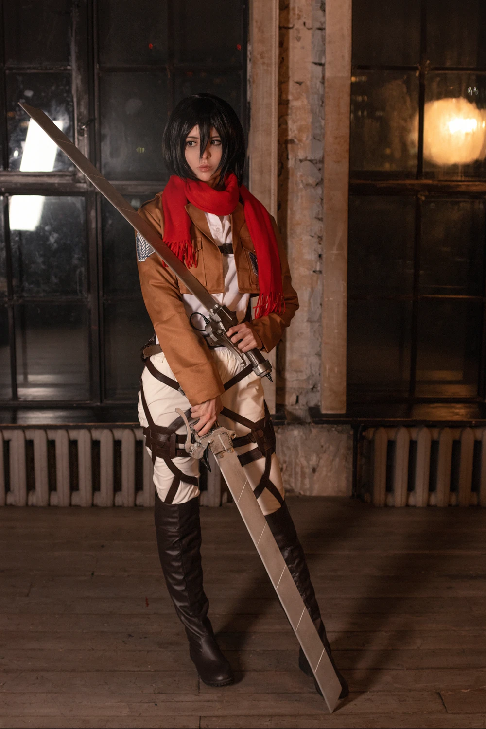 Cosplay Vinnegal – Mikasa Ackerman & Reze Battle Maid II - P36