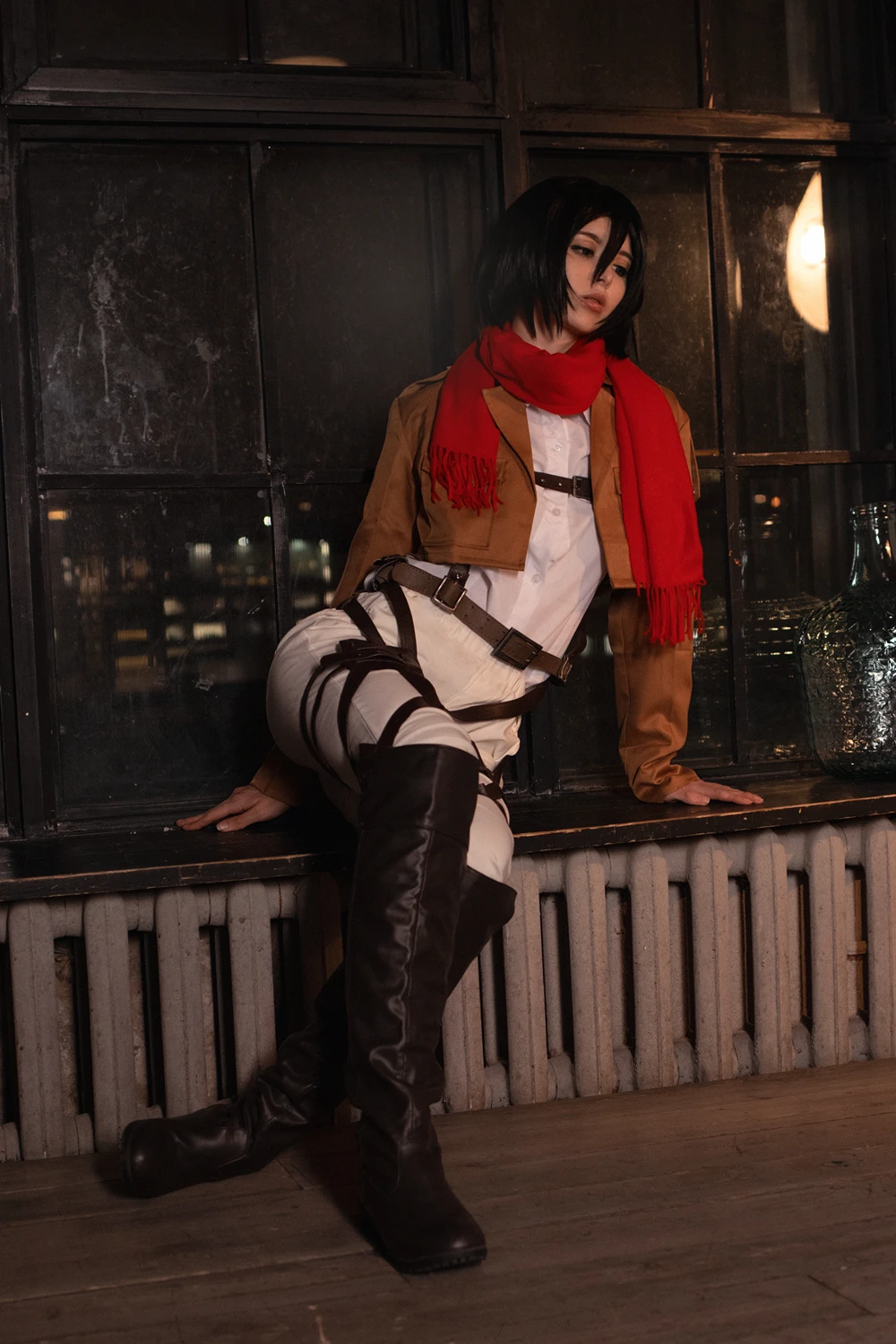 Cosplay Vinnegal – Mikasa Ackerman & Reze Battle Maid II - P38