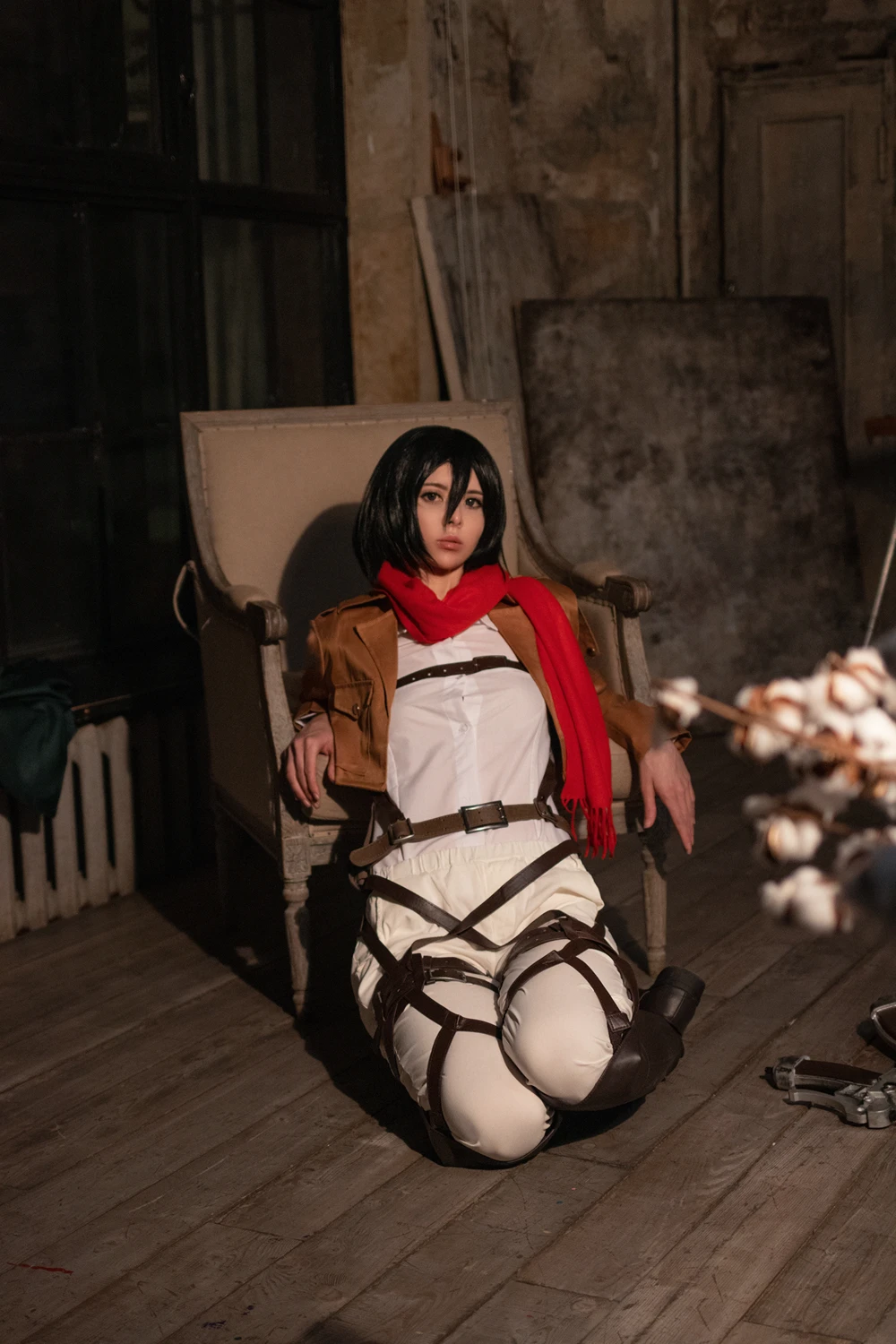 Cosplay Vinnegal – Mikasa Ackerman & Reze Battle Maid II - P40