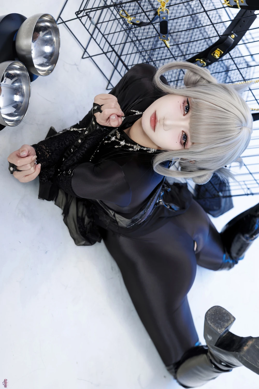 Cosplay 柒柒要乖哦 – 黑靡烟旗袍 - P29