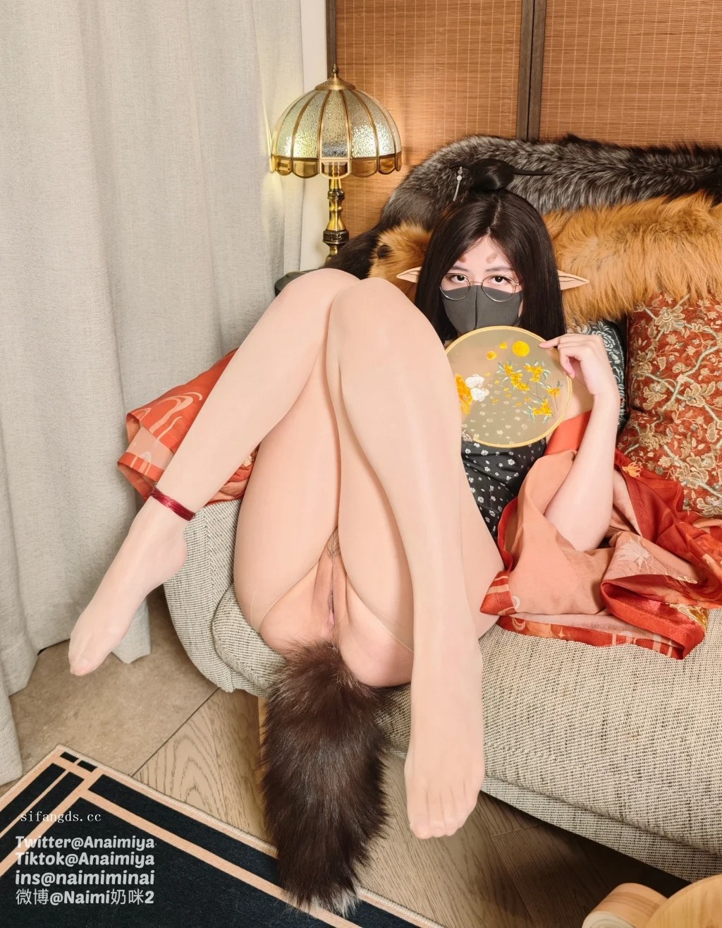 Coser@Anaimiya奶咪: 赛博猫猫+萍萍 (51 photos) - P9