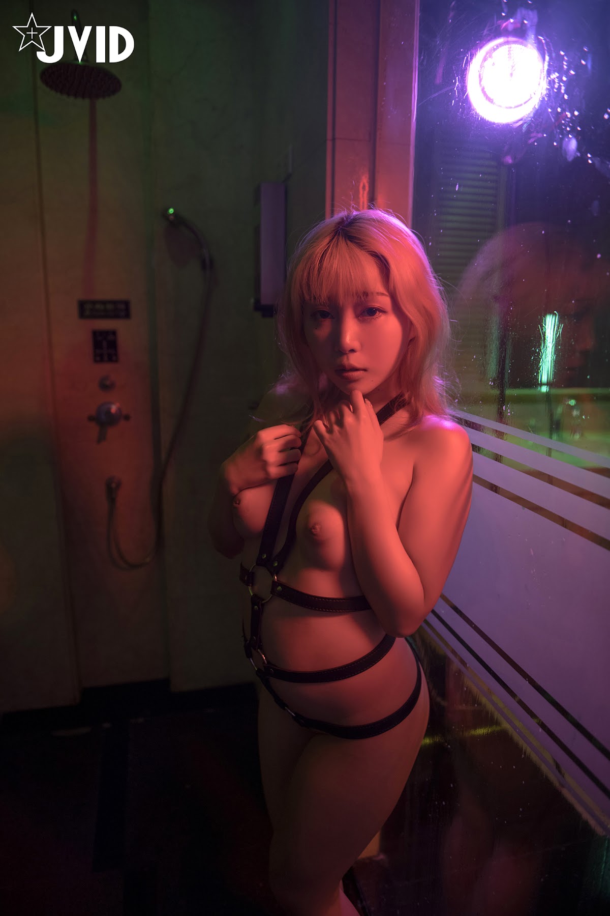 [JVID] Stacy – 摇曳的光影中被束缚的美女渐渐的穴湿了等妳来征服 - P13