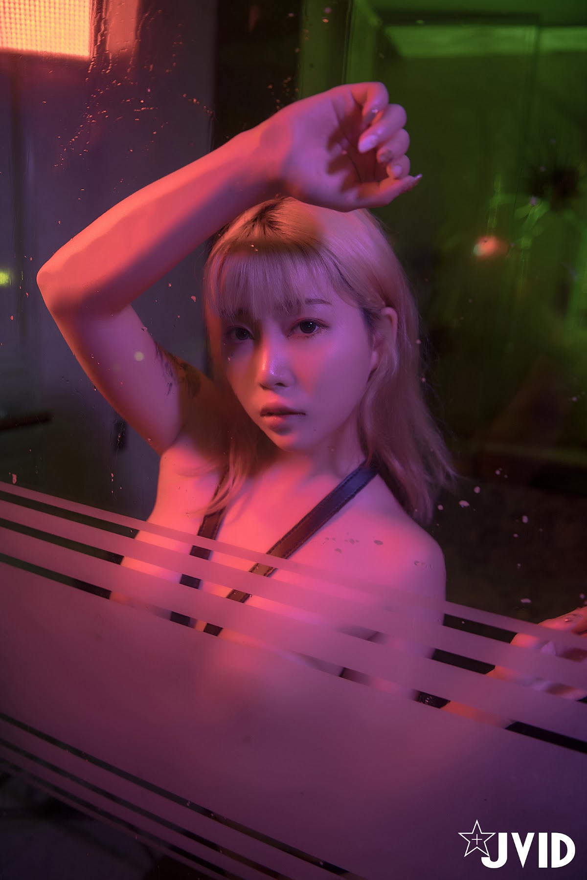[JVID] Stacy – 摇曳的光影中被束缚的美女渐渐的穴湿了等妳来征服 - P7
