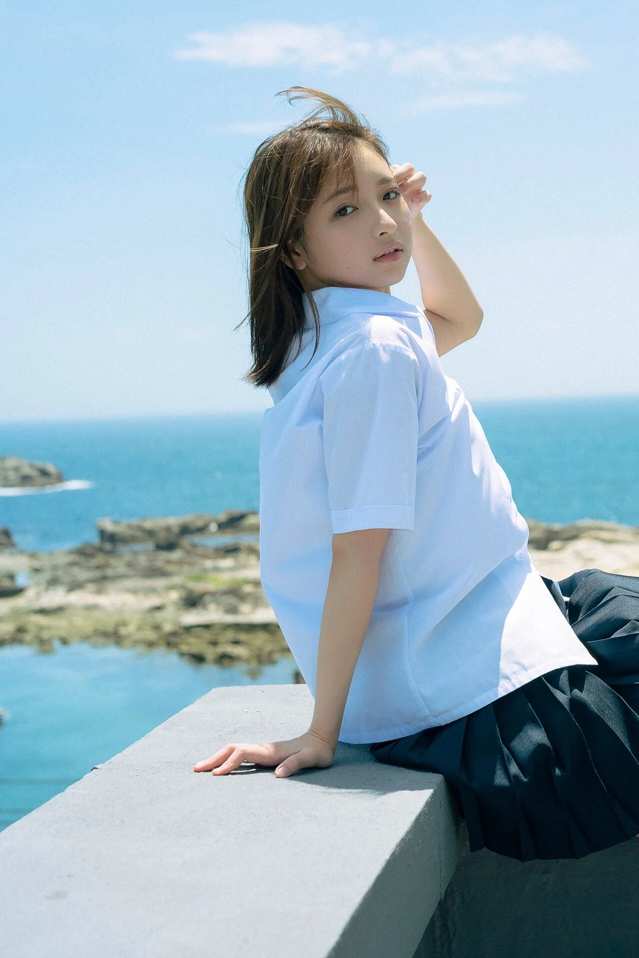 Runa Ichinose 一ノ瀬瑠菜, FLASHデジタル写真集 「あの夏を忘れない」 - P43