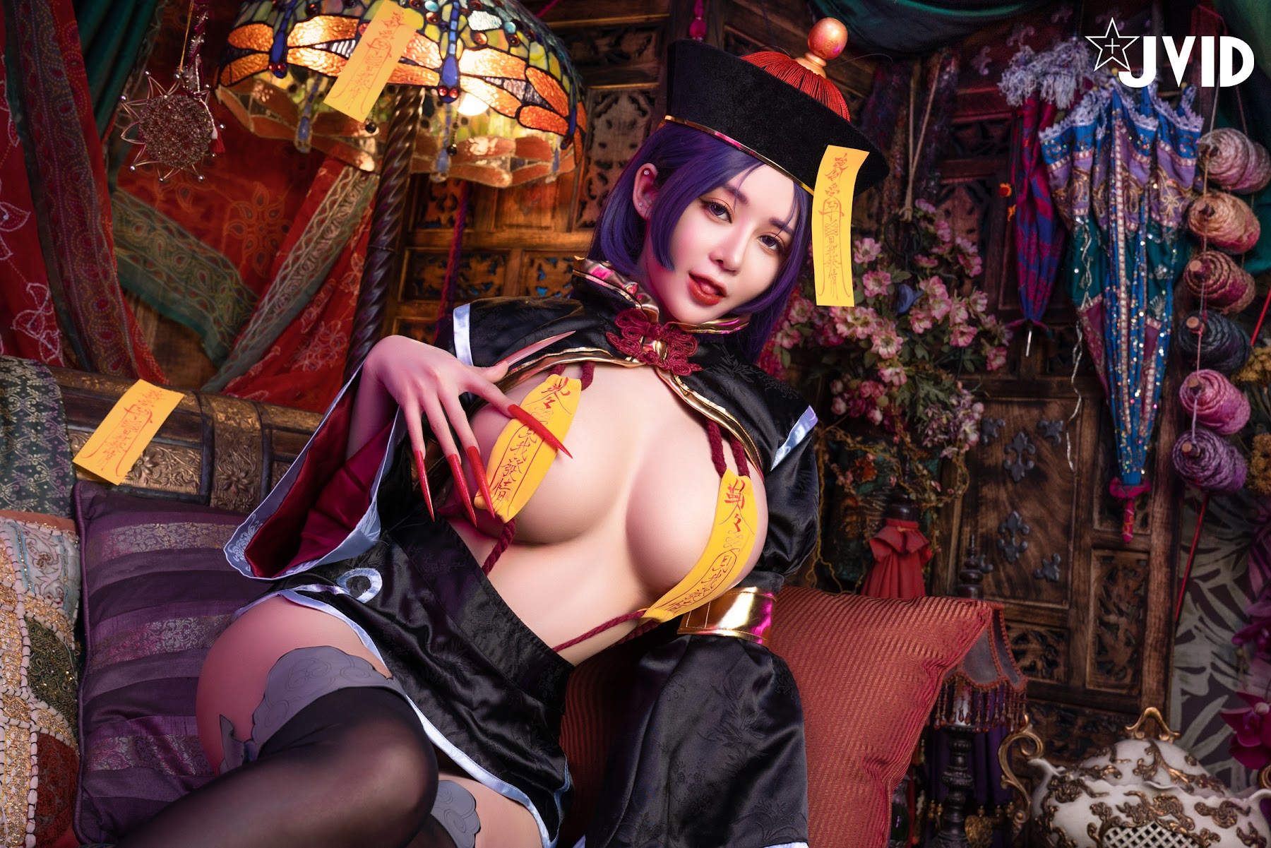 [JVID] 甜心幫 ღ 安希 – 菰蒲風動縱斜影，殭屍奶光《安希》膣得液滿 - P10