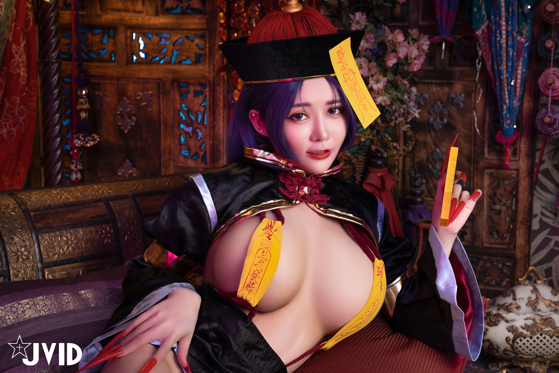 [JVID] 甜心幫 ღ 安希 – 菰蒲風動縱斜影，殭屍奶光《安希》膣得液滿 - P13
