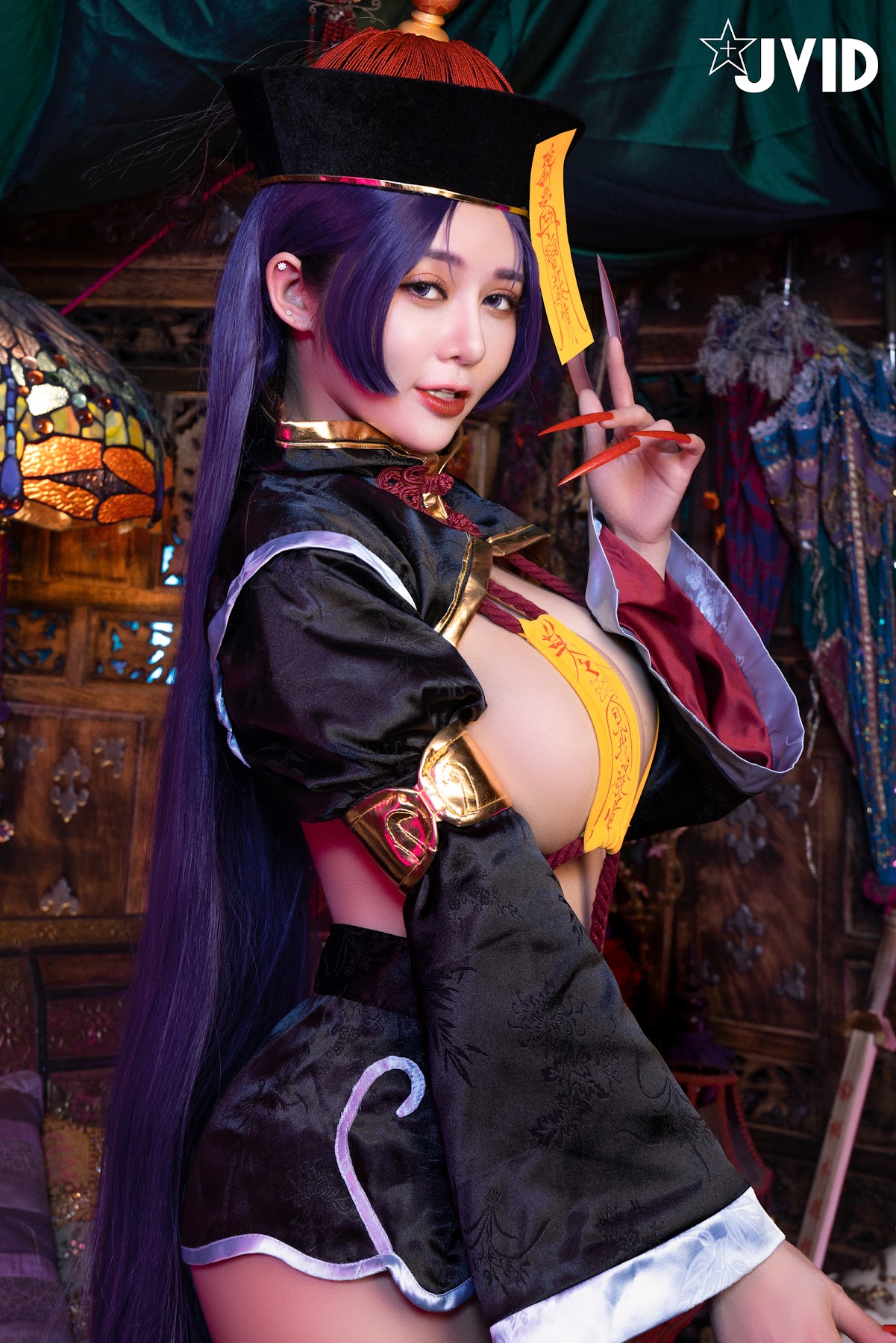 [JVID] 甜心幫 ღ 安希 – 菰蒲風動縱斜影，殭屍奶光《安希》膣得液滿 - P20