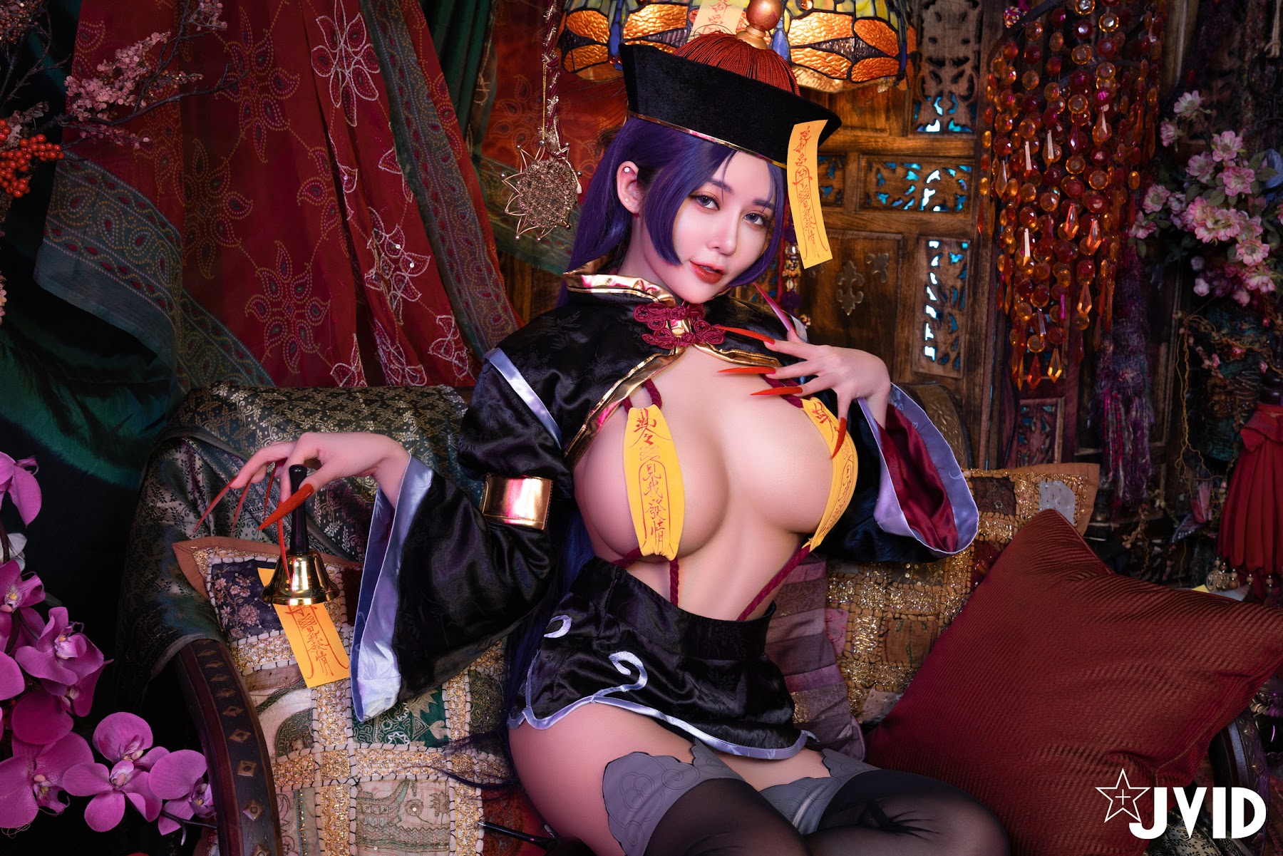 [JVID] 甜心幫 ღ 安希 – 菰蒲風動縱斜影，殭屍奶光《安希》膣得液滿 - P25