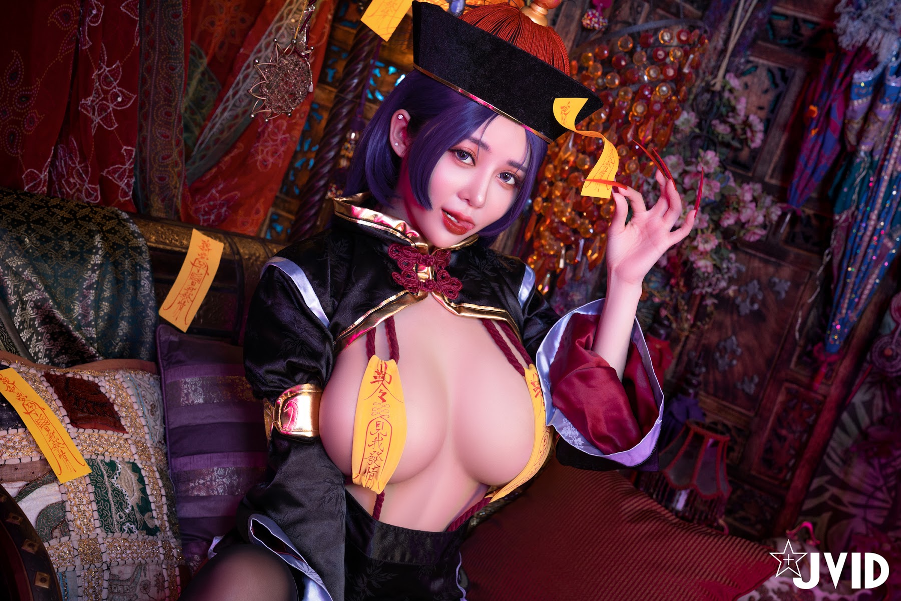[JVID] 甜心幫 ღ 安希 – 菰蒲風動縱斜影，殭屍奶光《安希》膣得液滿 - P26
