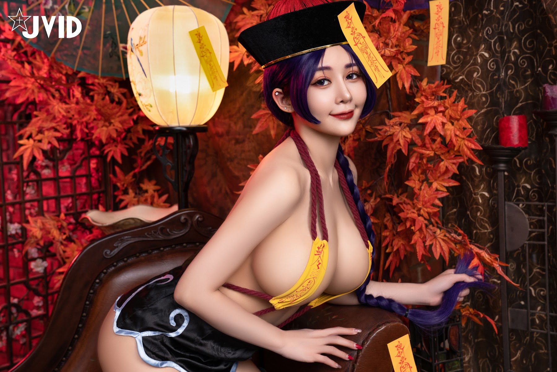 [JVID] 甜心幫 ღ 安希 – 菰蒲風動縱斜影，殭屍奶光《安希》膣得液滿 - P37