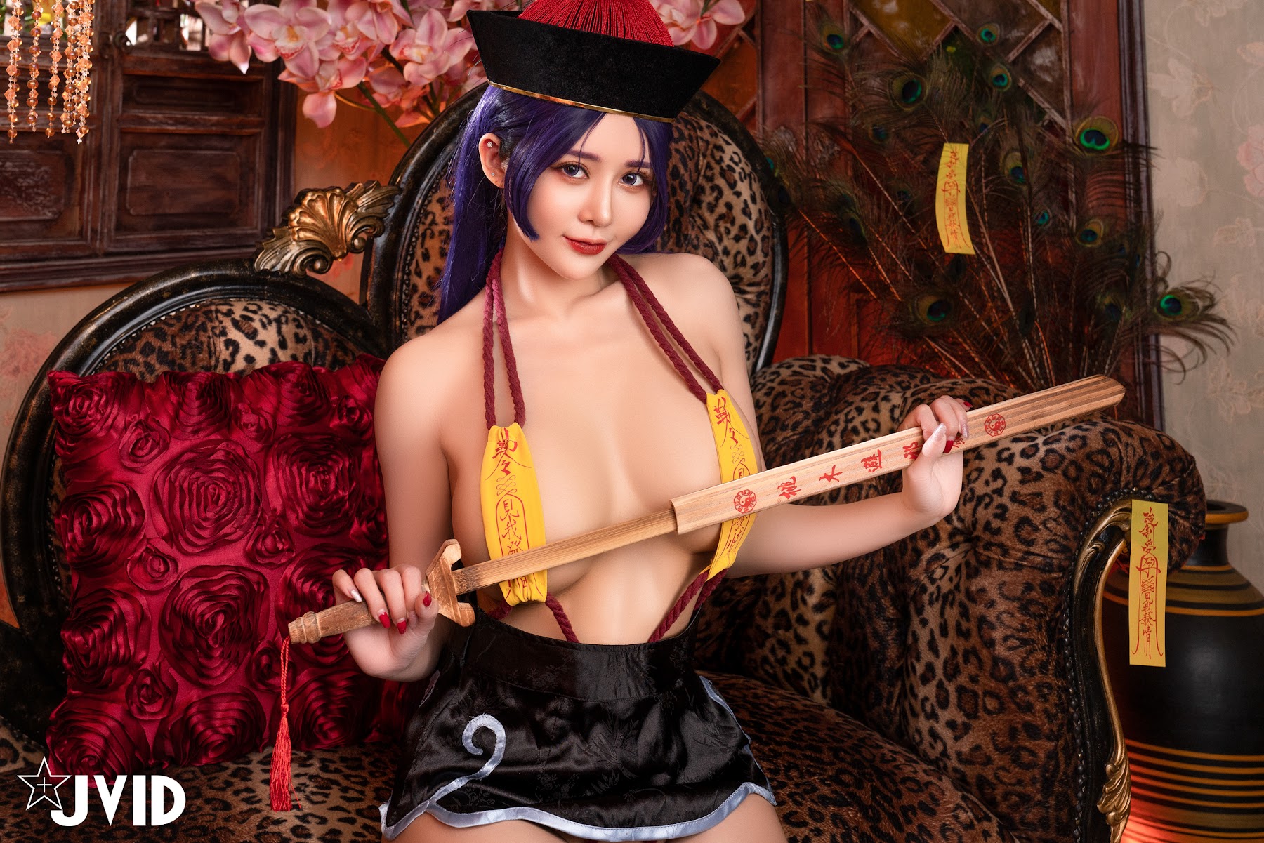 [JVID] 甜心幫 ღ 安希 – 菰蒲風動縱斜影，殭屍奶光《安希》膣得液滿 - P49