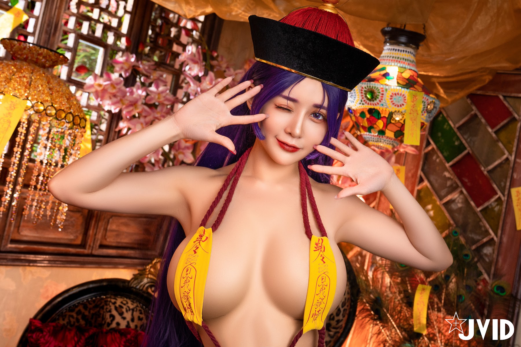 [JVID] 甜心幫 ღ 安希 – 菰蒲風動縱斜影，殭屍奶光《安希》膣得液滿 - P51