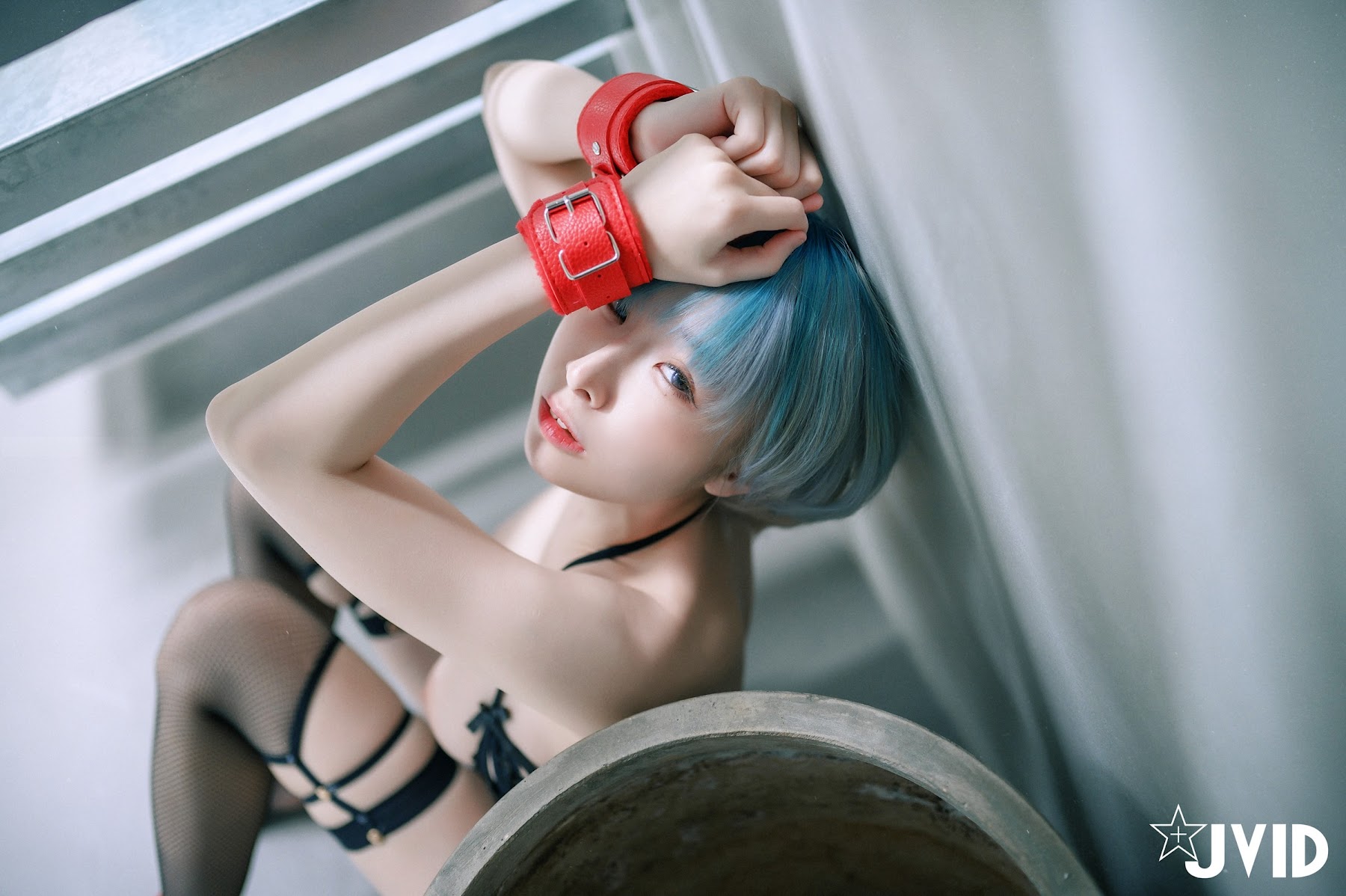 [JVID] 黎菲儿 – 强制拘束-M属性体质大爆发-限制行动-任你蹂躏 - P129