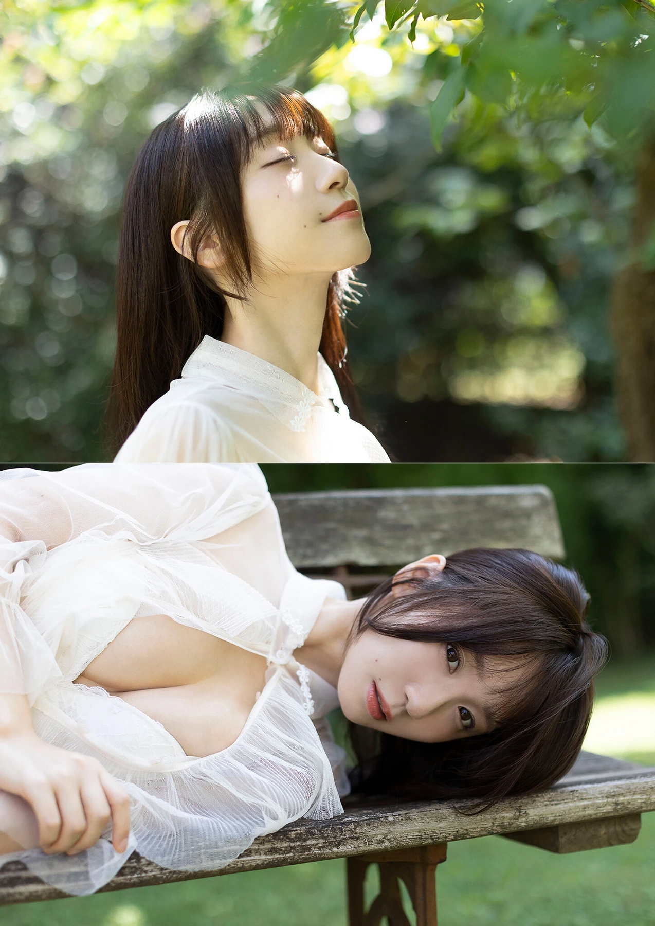Moe Iori 伊織もえ, 写真集 スピサン グラビアフォトブック [幽かな休日] - P4
