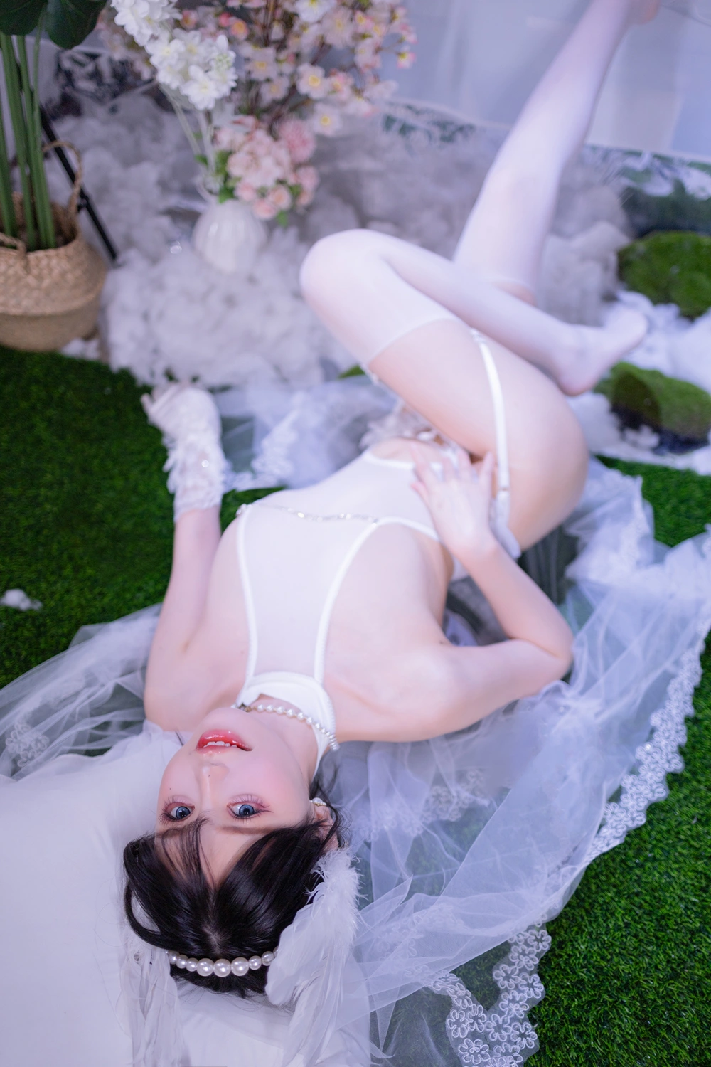 Cosplay 星黛鹿鹿 – 白丝花嫁 - P37