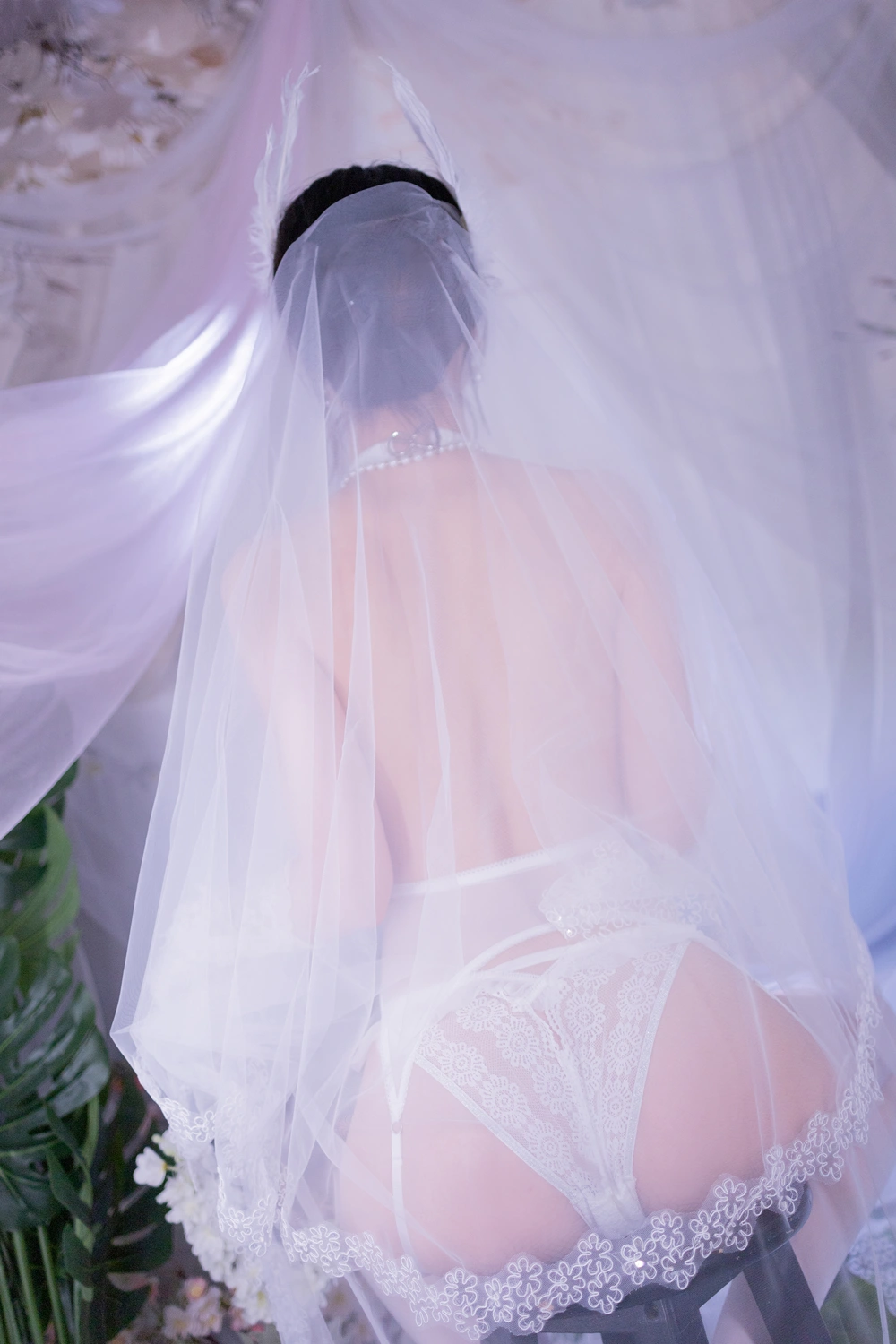 Cosplay 星黛鹿鹿 – 白丝花嫁 - P7