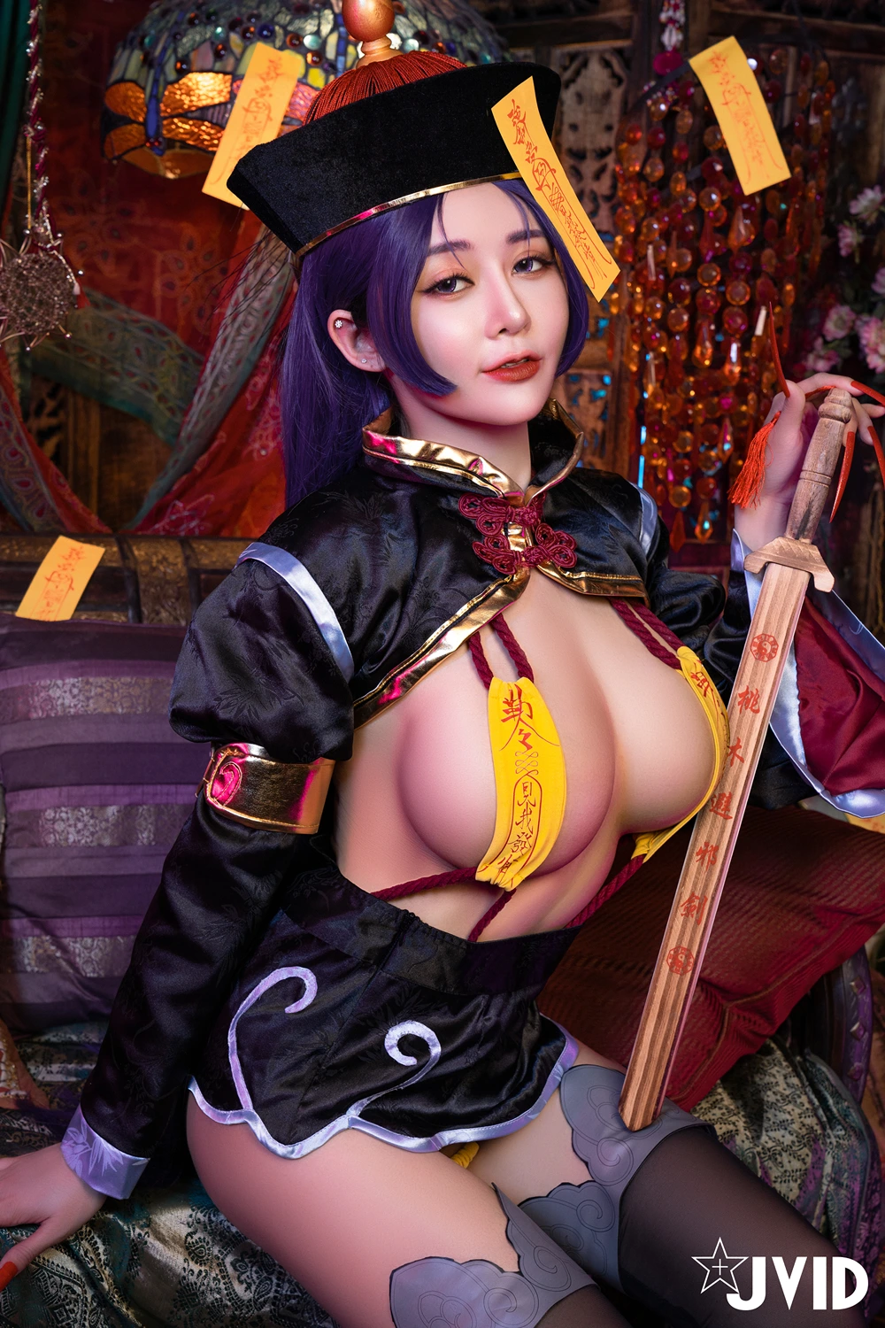 JVID 甜心幫 ღ 安希 – 菰蒲風動縱斜影，殭屍奶光《安希》膣得液滿 - P35