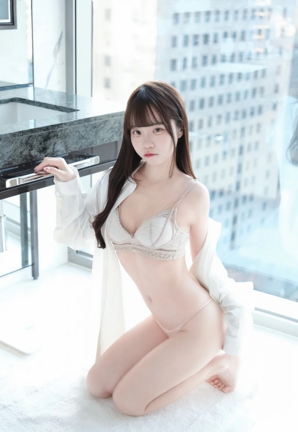 Coser@可可小白兔: 清純鄰居女孩的秘密 (63 photos) - P1