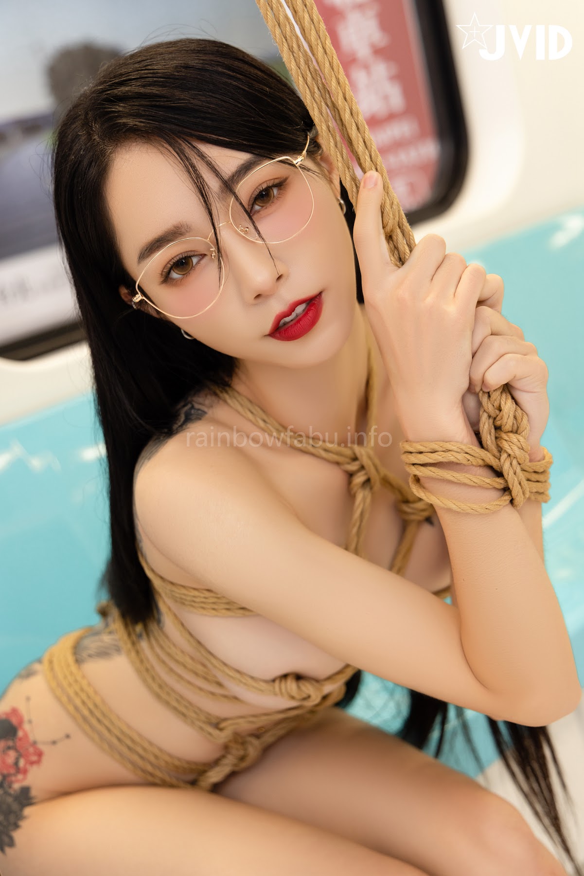 [JVID] 飄飄哥 – 超敏感ドM女教師《飄飄哥》緊縛調教初体験 Teacher thirst for shibari - P101