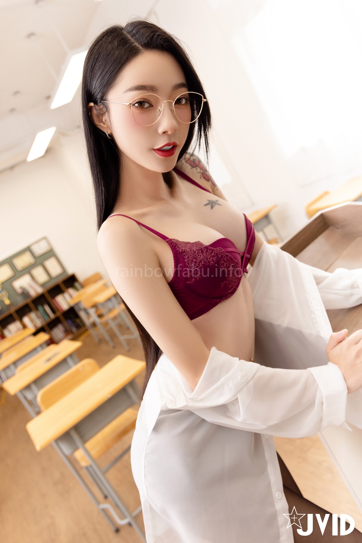 [JVID] 飄飄哥 – 超敏感ドM女教師《飄飄哥》緊縛調教初体験 Teacher thirst for shibari - P33